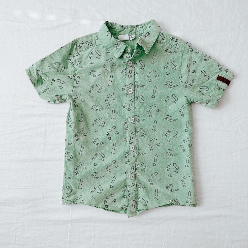Deux Par Deux Boys Button Up